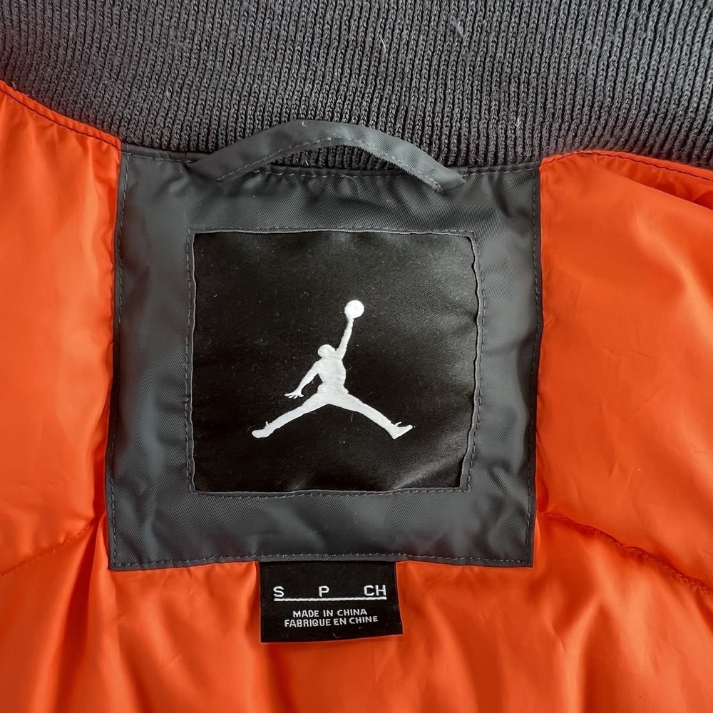 Nike Air Jordan Men's Full Zip Front 3-Pockets Dark Grey Style 807953 Size S - Picture 5 of 10